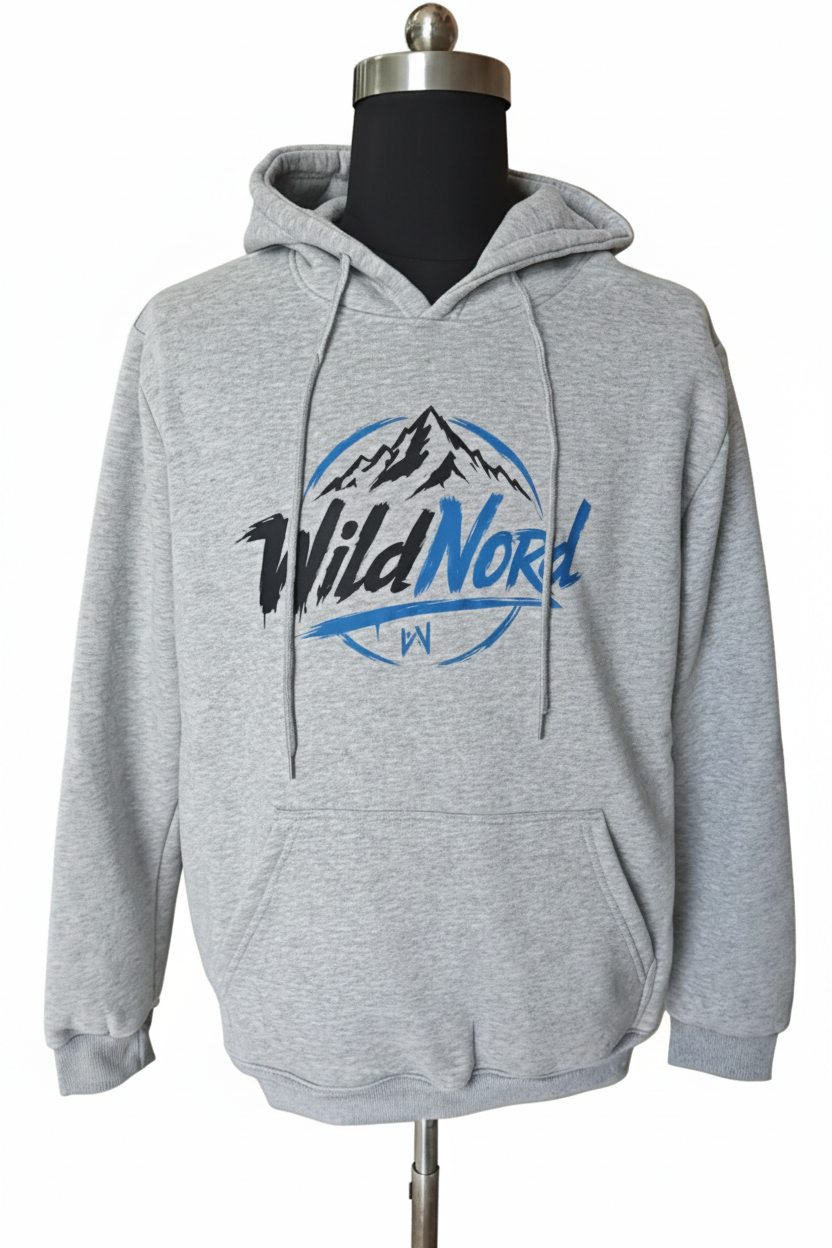 Hoodie Wildnord gris