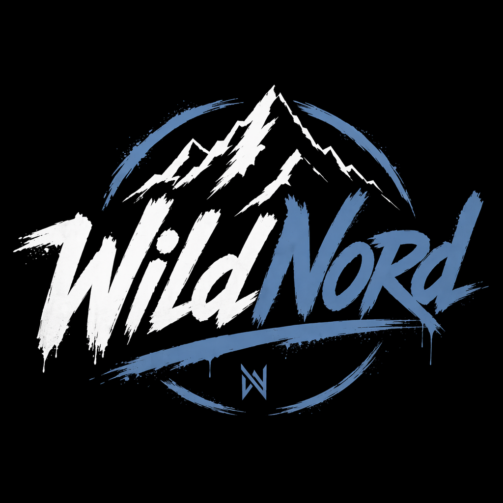 Hoodie Wildnord noir | Sweat à capuche en coton épais